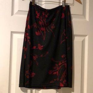 Silky shimmery skirt